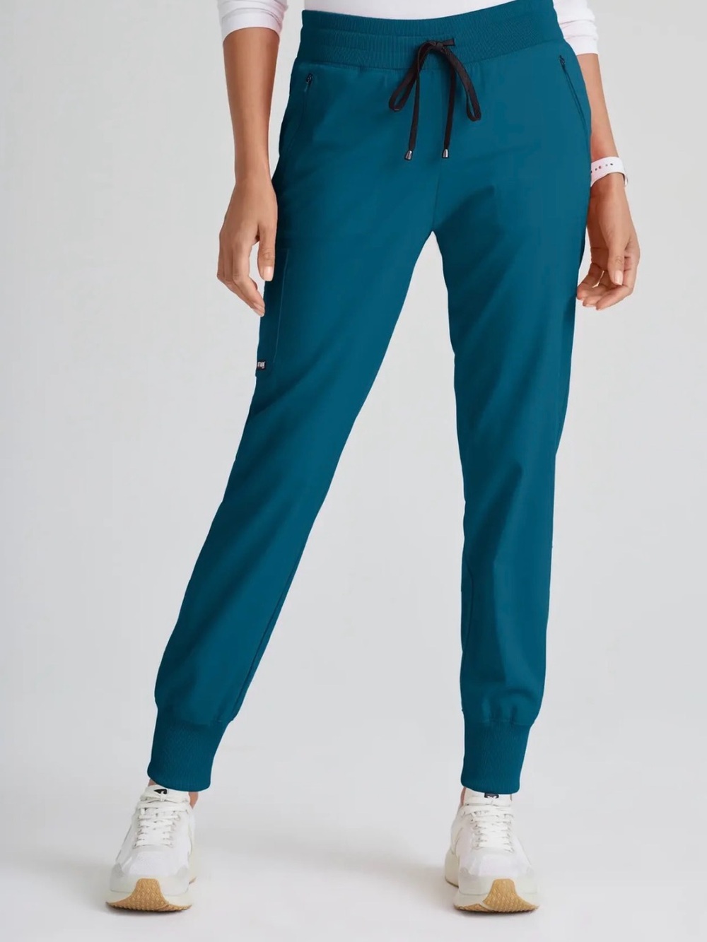 Grey's Anatomy Teal Ankle Jogger Scrub Pants